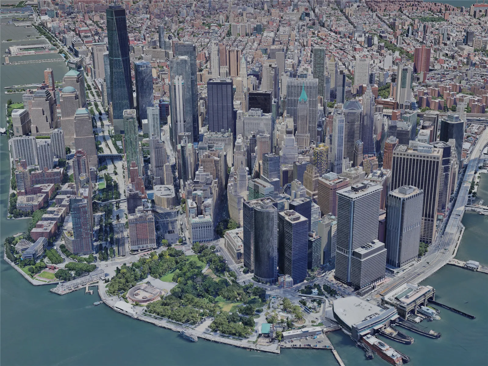 New York City, Manhattan, USA (2022) 3D Model