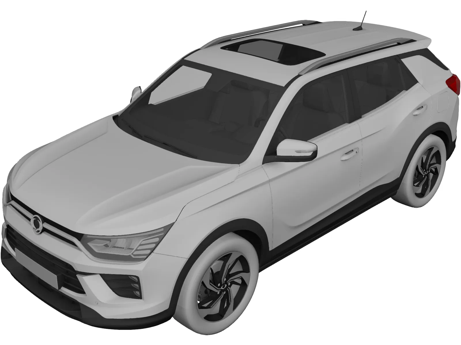 SsangYong Korando (2020) 3D Model