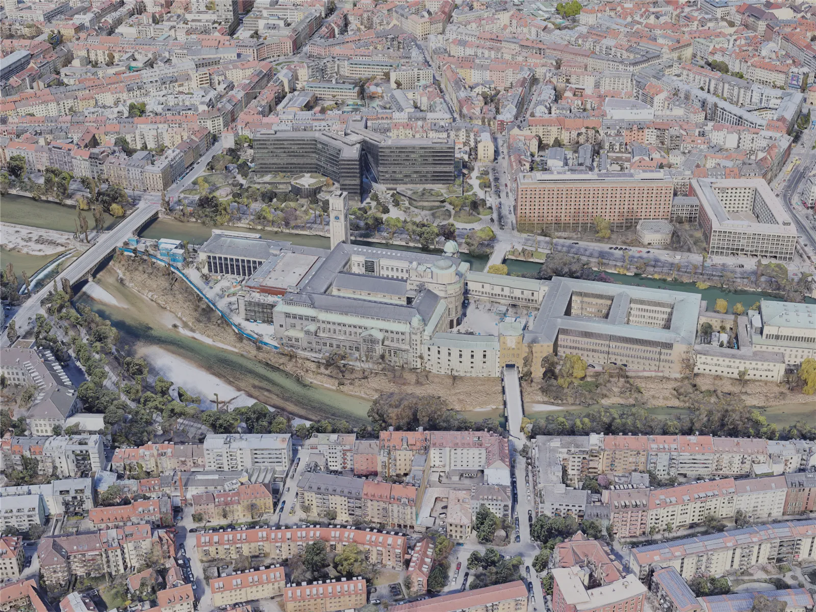 Munich (München) City, Germany (2022) 3D Model