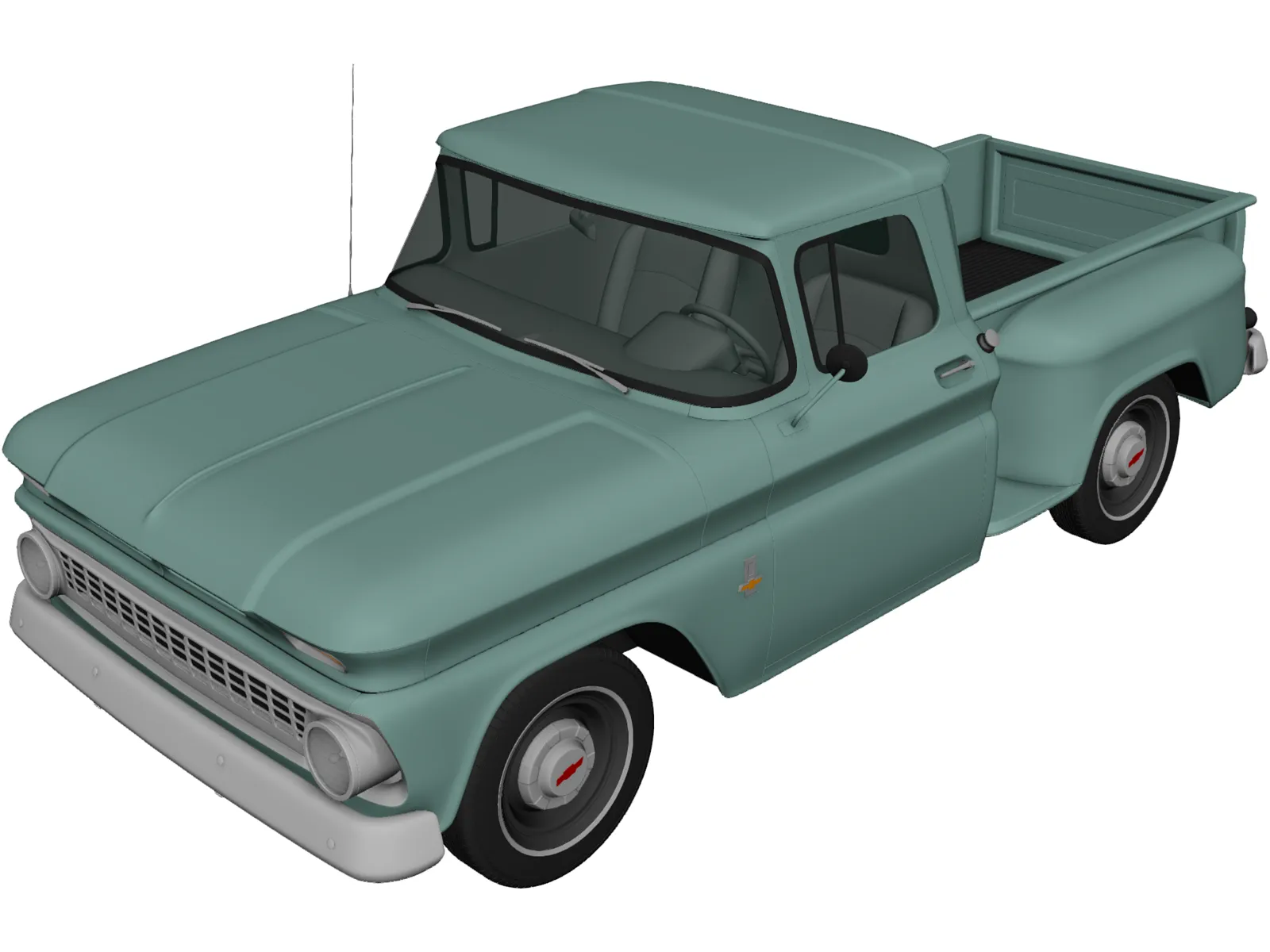 Chevrolet C10 (1963) 3D Model