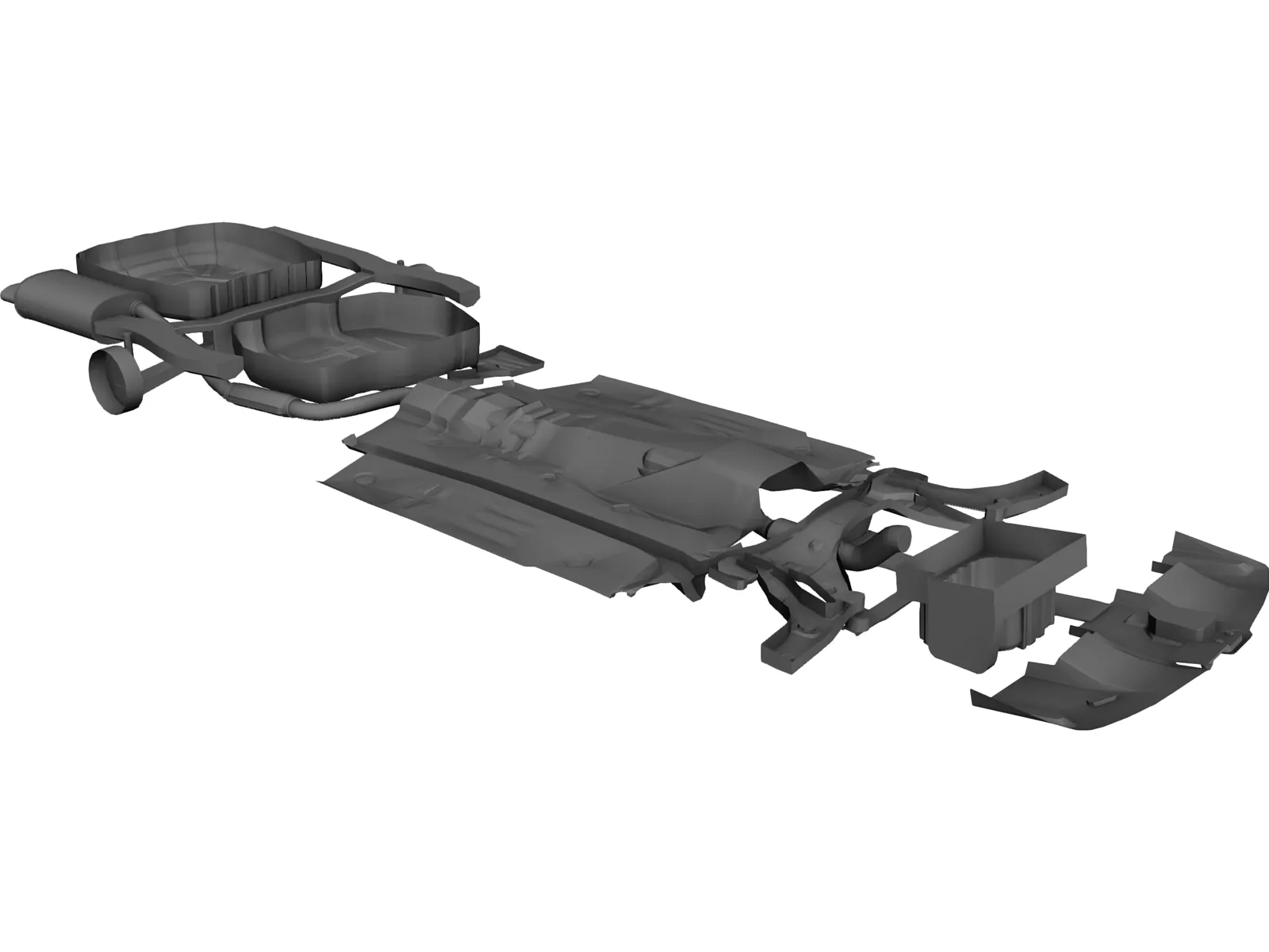 Chassis Volvo S40 (2000) 3D Model