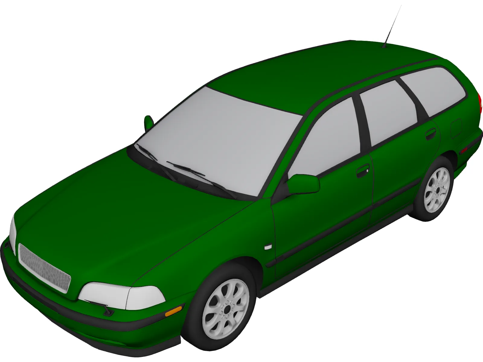 Volvo V40 (2000) 3D Model