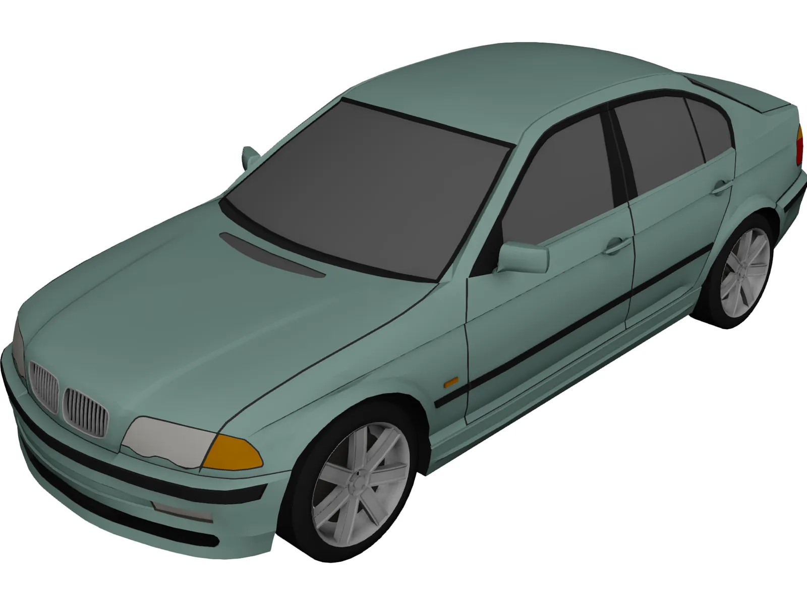 BMW 328i (2000) 3D Model