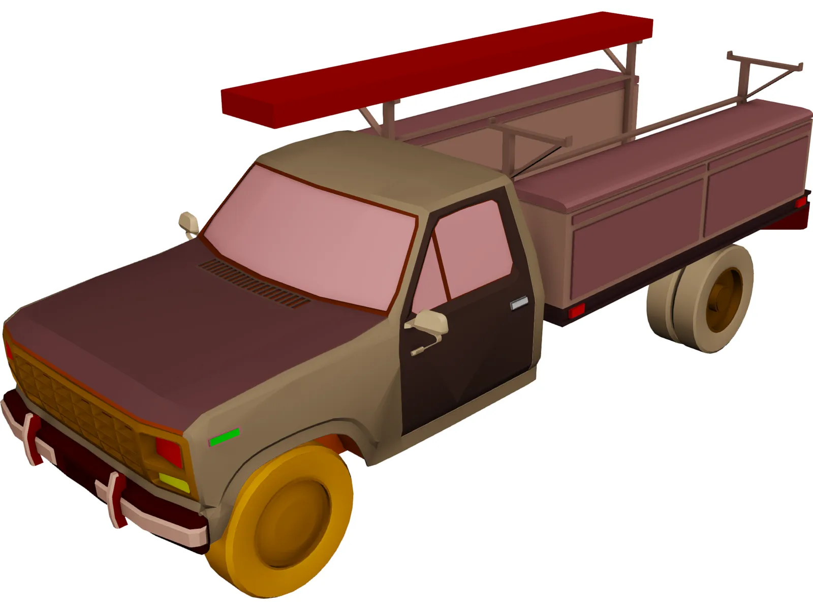 Ford (1980) 3D Model