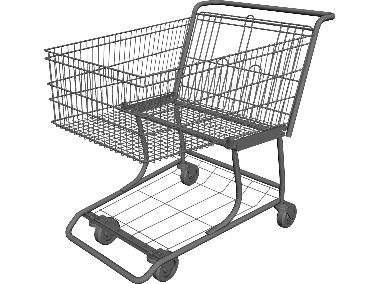 Shopping Cart 3D Model