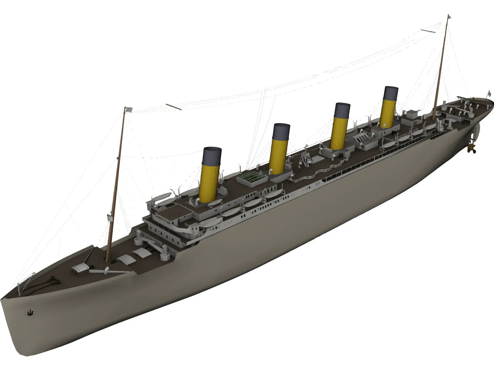 Titanic 3D Model