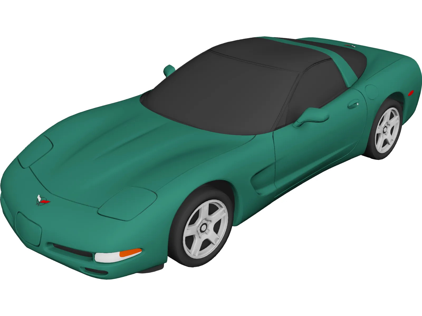 Chevrolet Corvette (1997) 3D Model