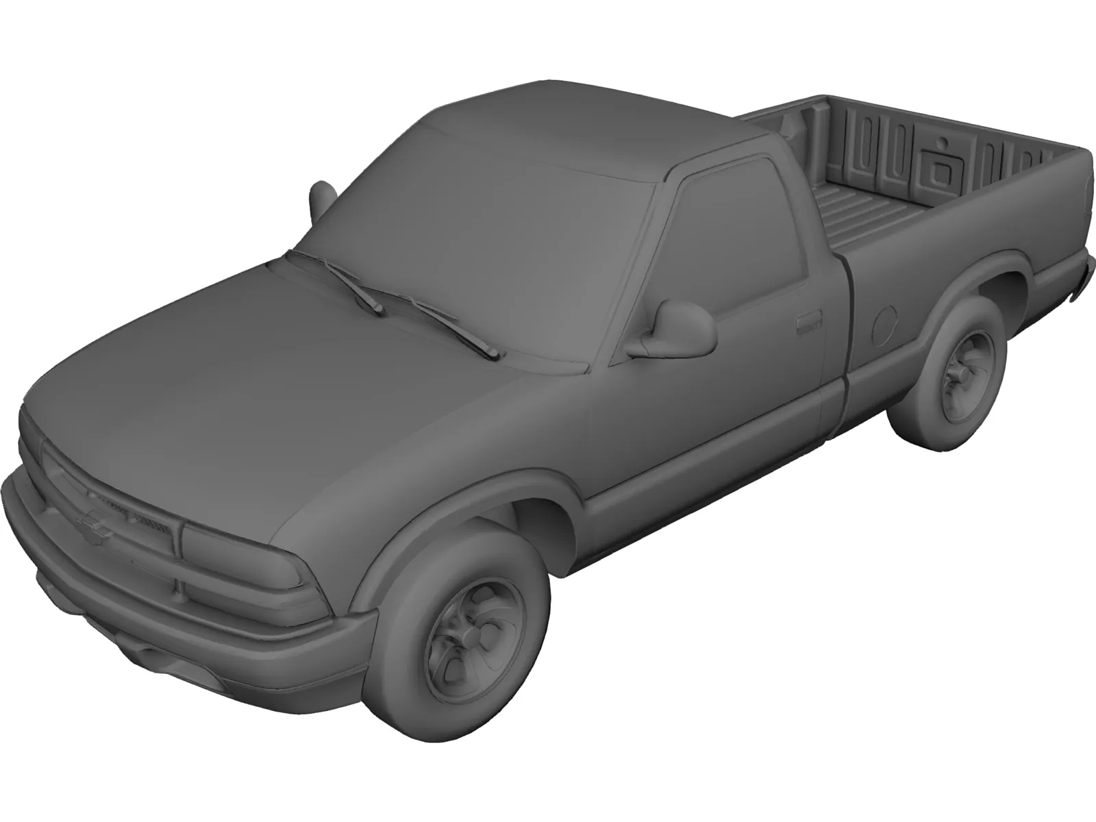 Chevrolet S10 Pickup (1998) 3D Model