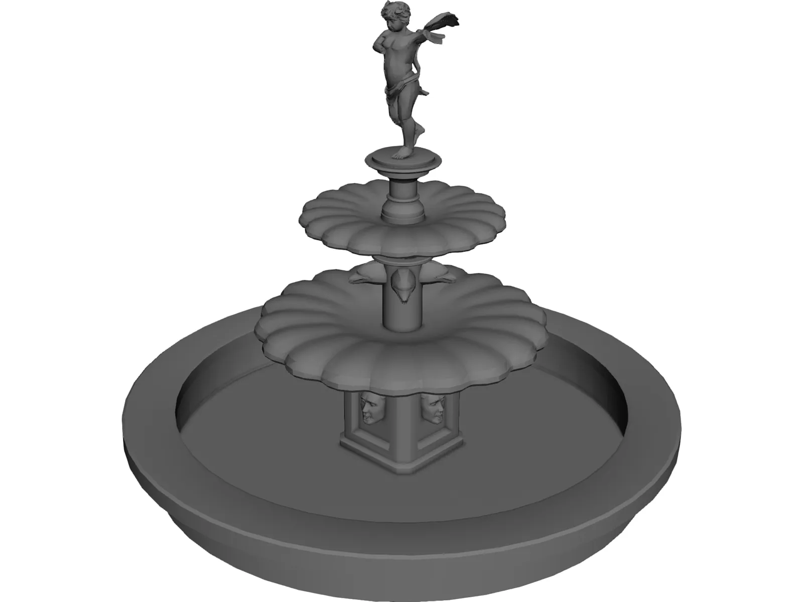 Fountain 3D Model