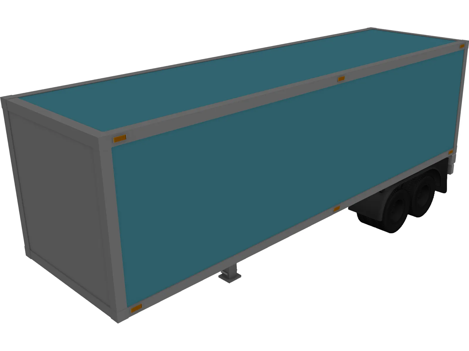 Trailer Box 3D Model