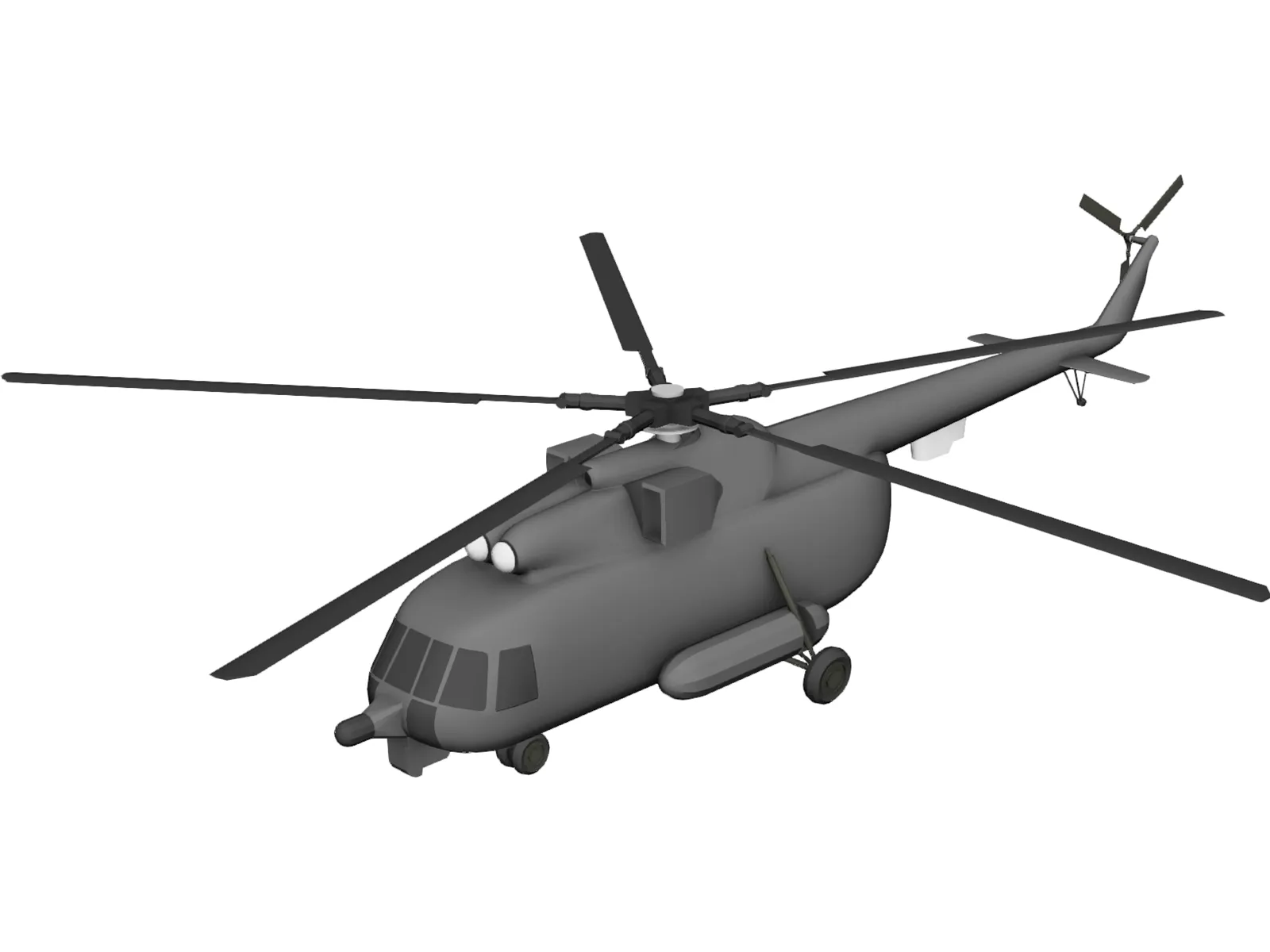 Mil Mi-8 Hip 3D Model