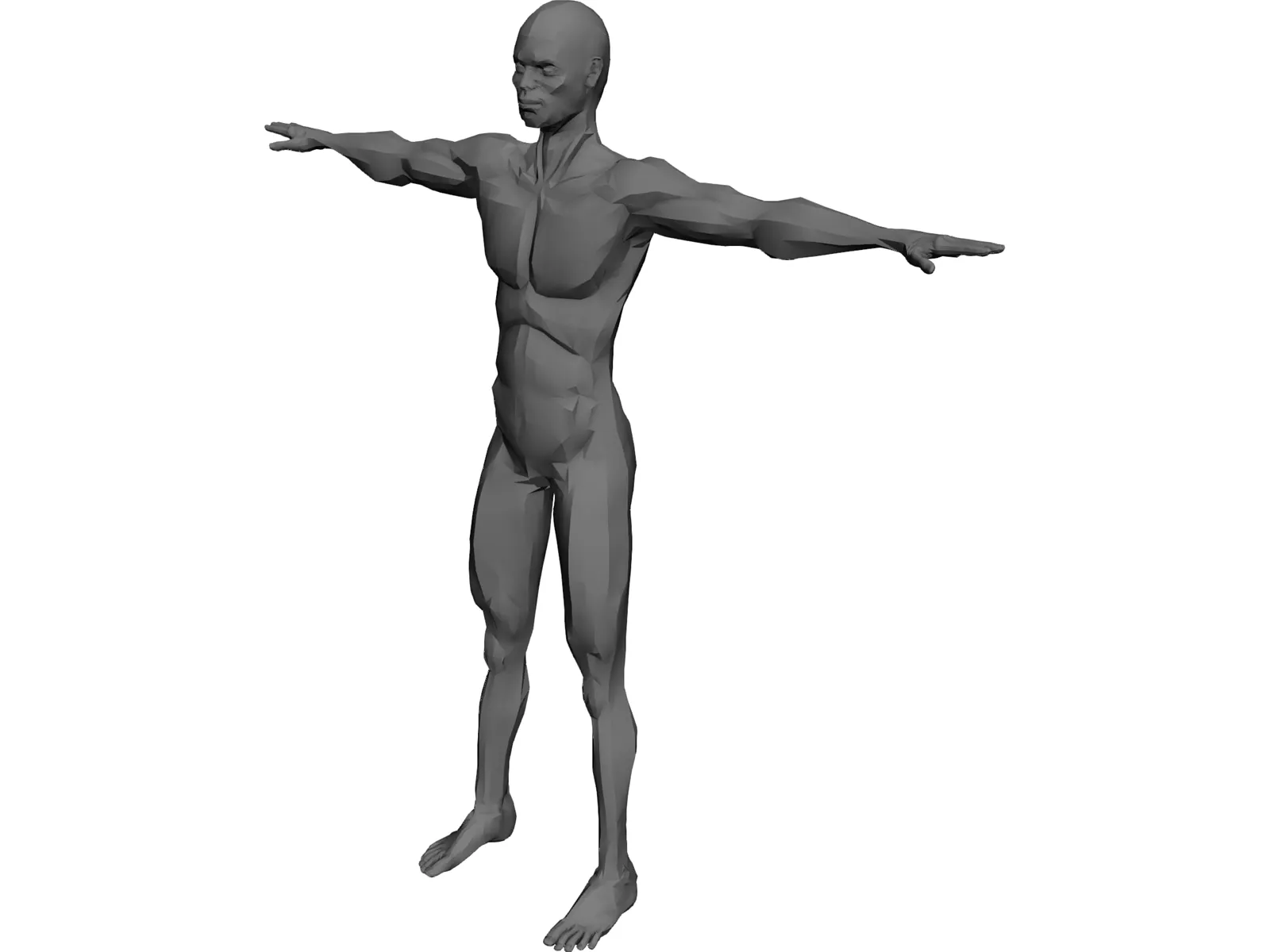 Asian Male Character 3D Model