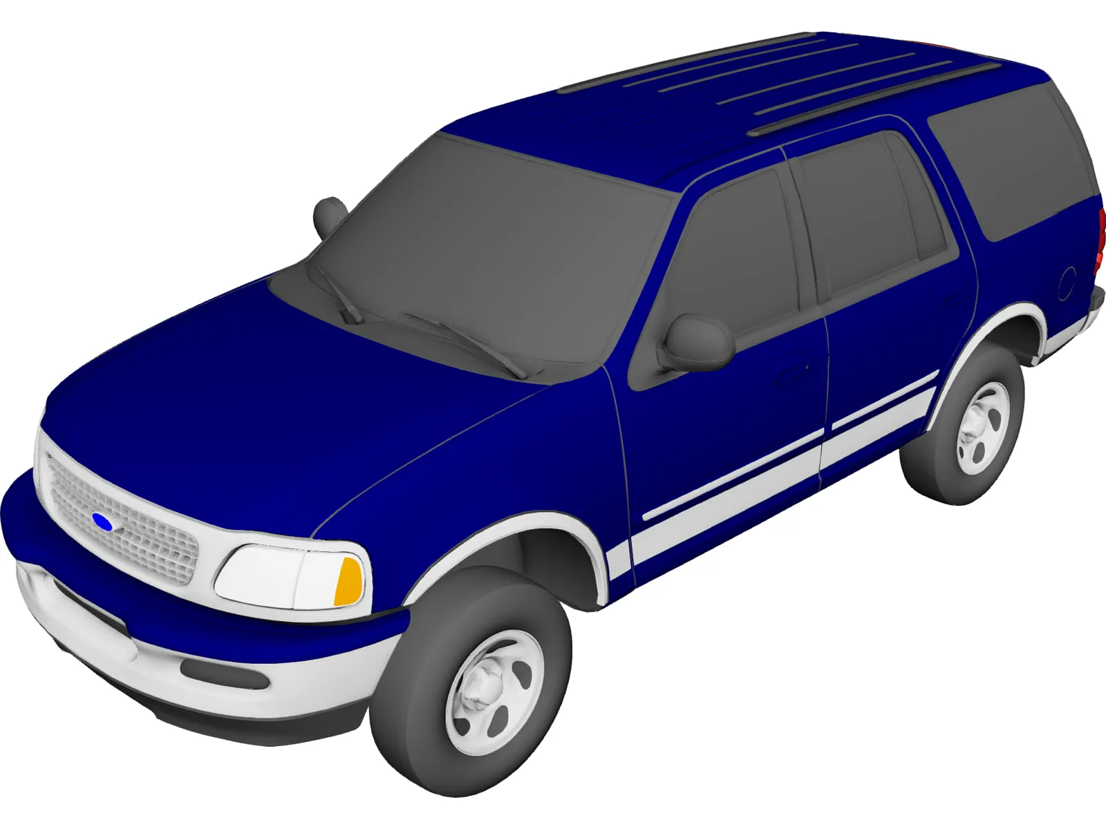 Ford Expedition XLT (1997) 3D Model