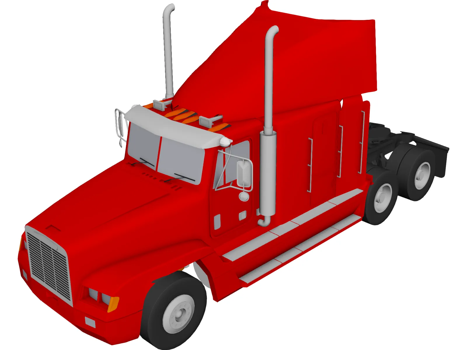 Freightliner FLD-120 3D Model