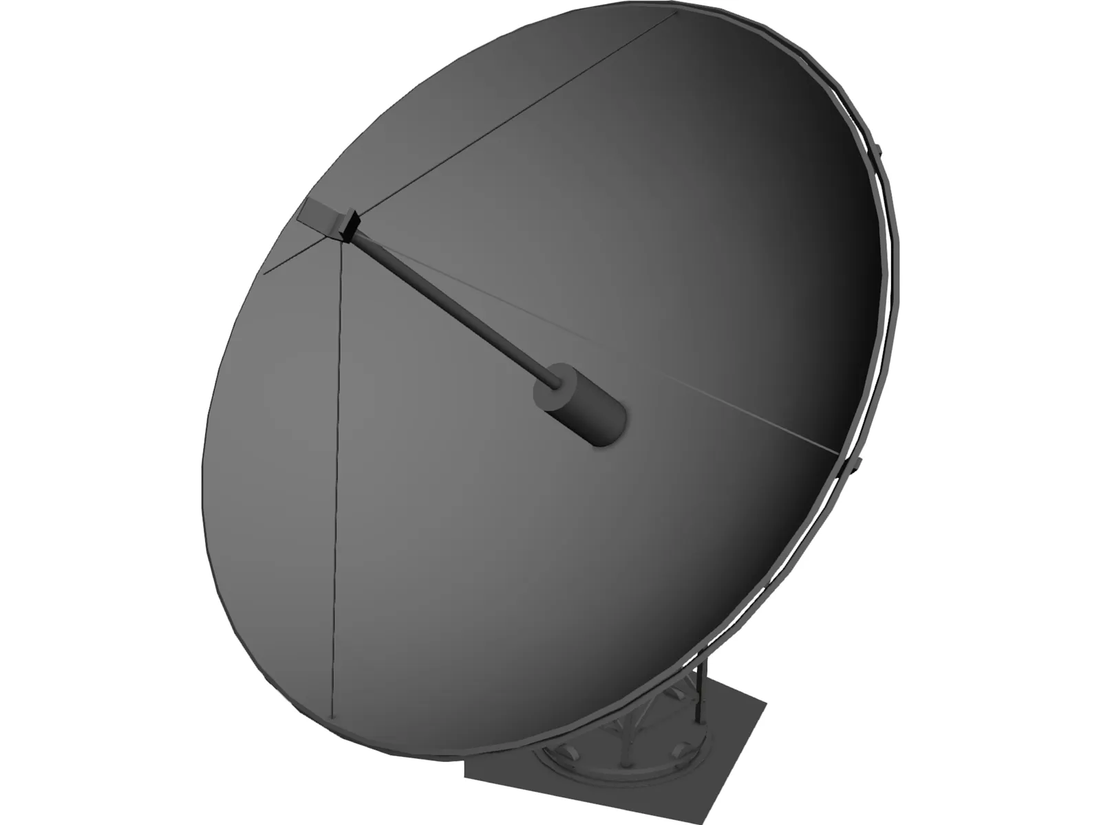 Satellite Dish 3D Model