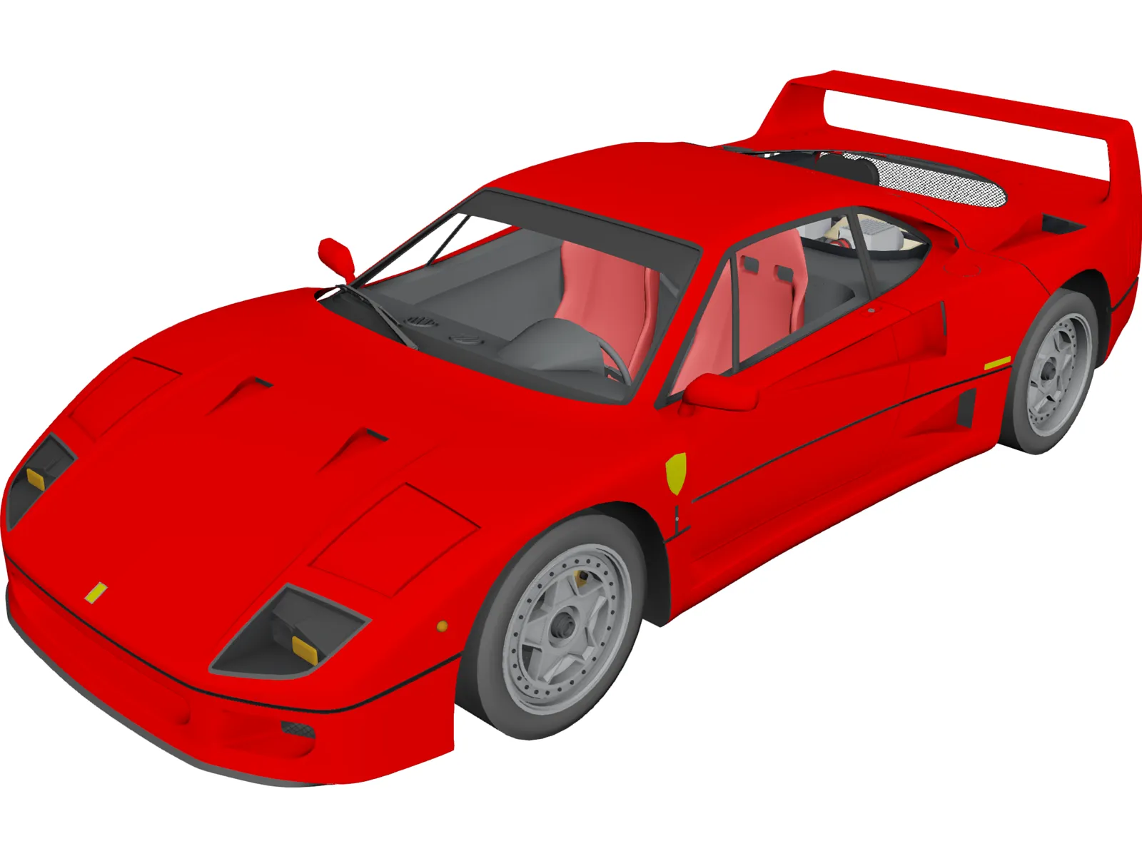 Ferrari F40 3D Model