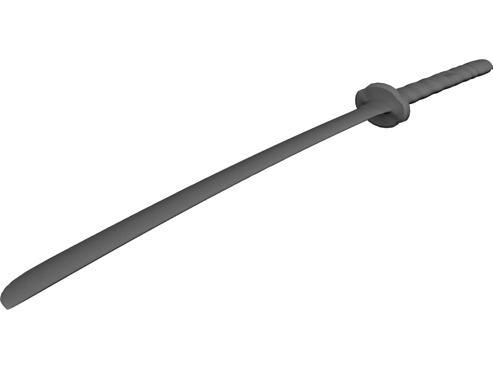 Katana Japanese Sword 3D Model