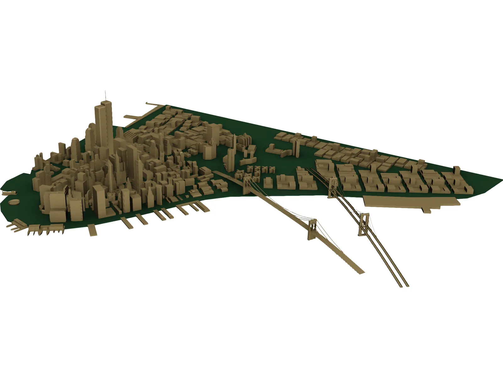 City Manhattan 3D Model