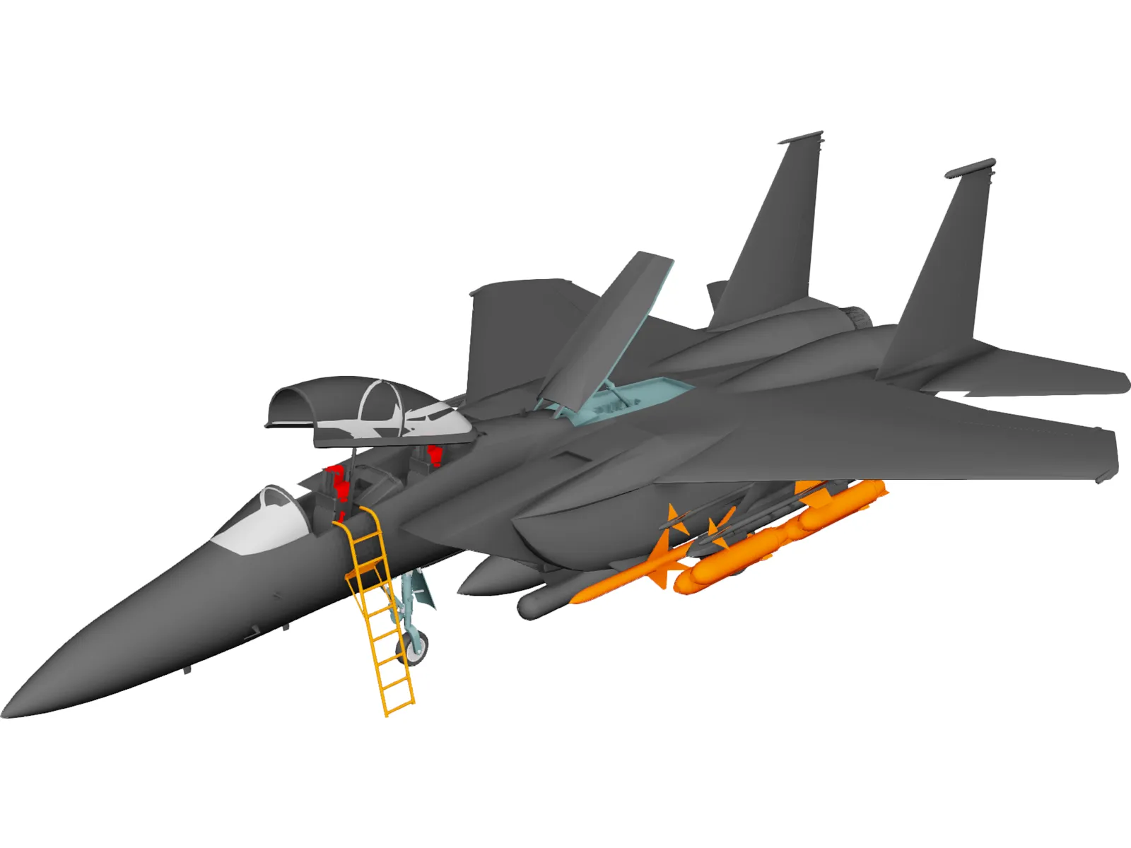 F-15E Strike Eagle 3D Model