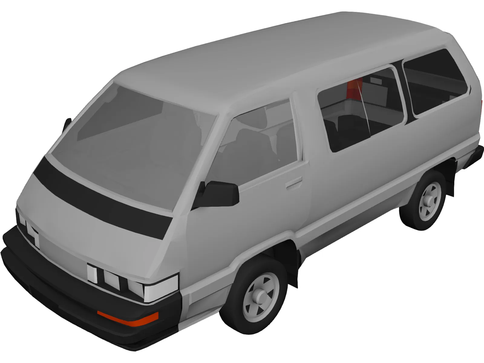 Toyota Van (1987) 3D Model