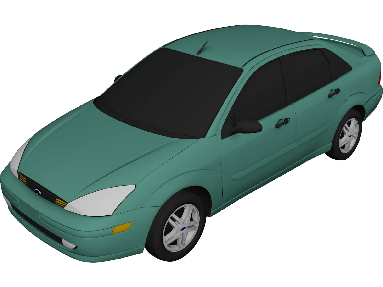 Ford Focus Sedan (2000) 3D Model