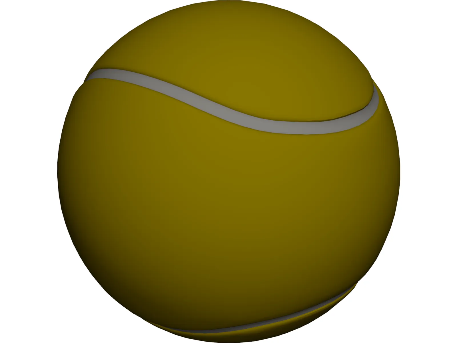 Tennis Ball 3D Model