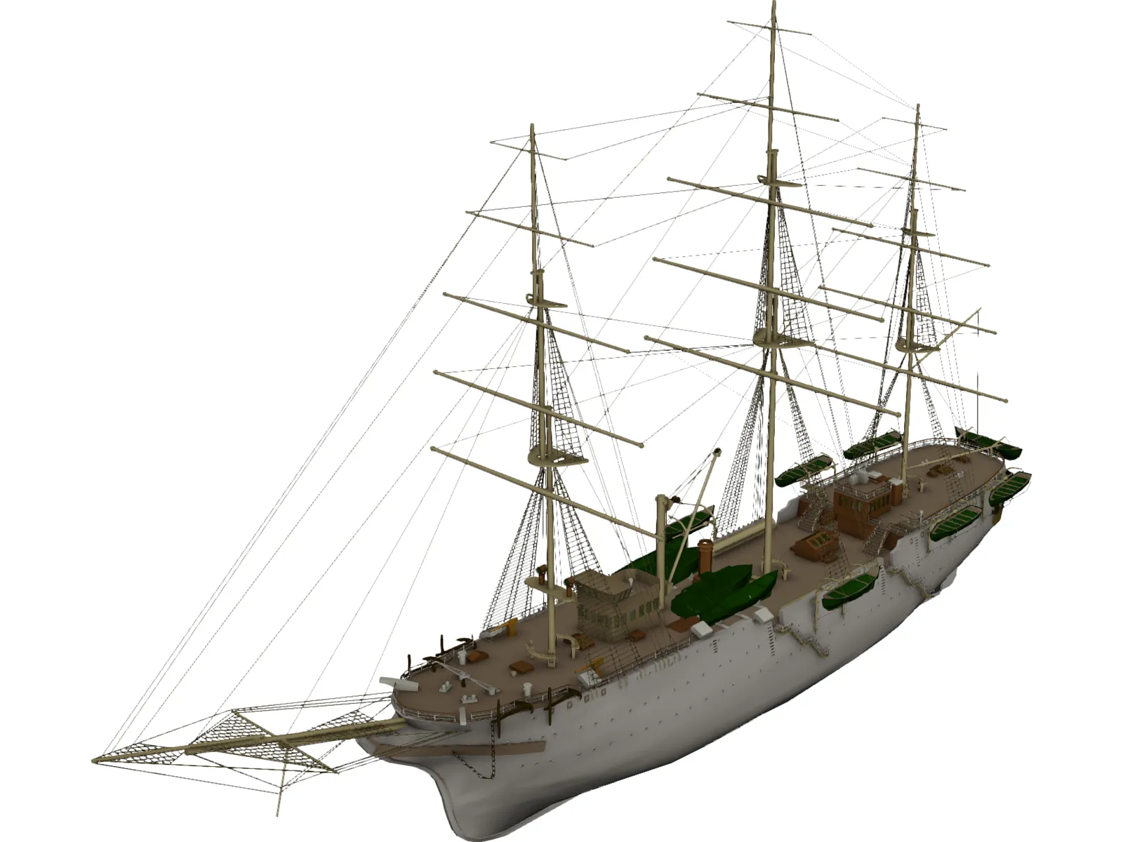 Americo Vespuccio 3D Model