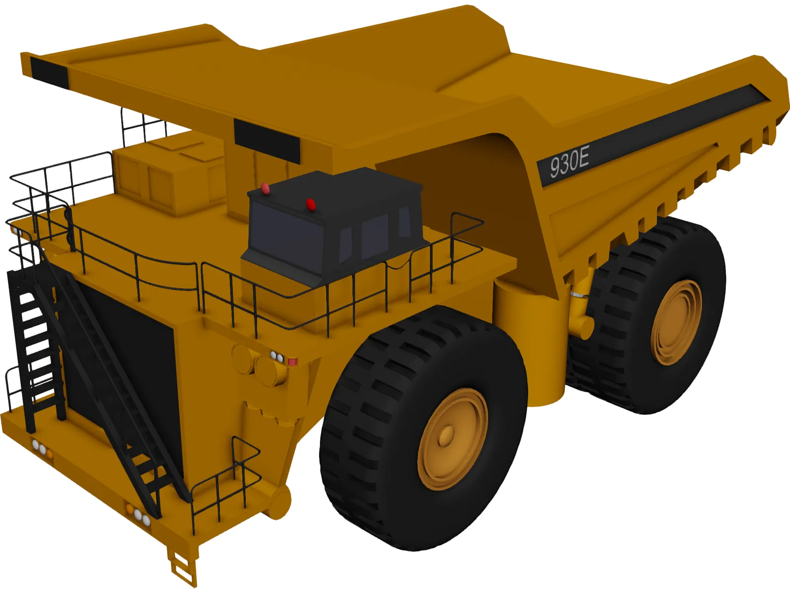 Komatsu 930E 3D Model