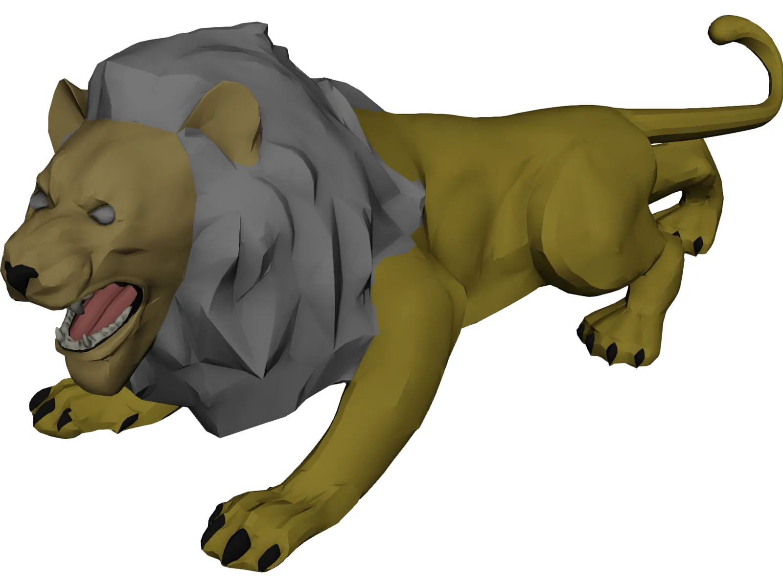 Lion 3D Model