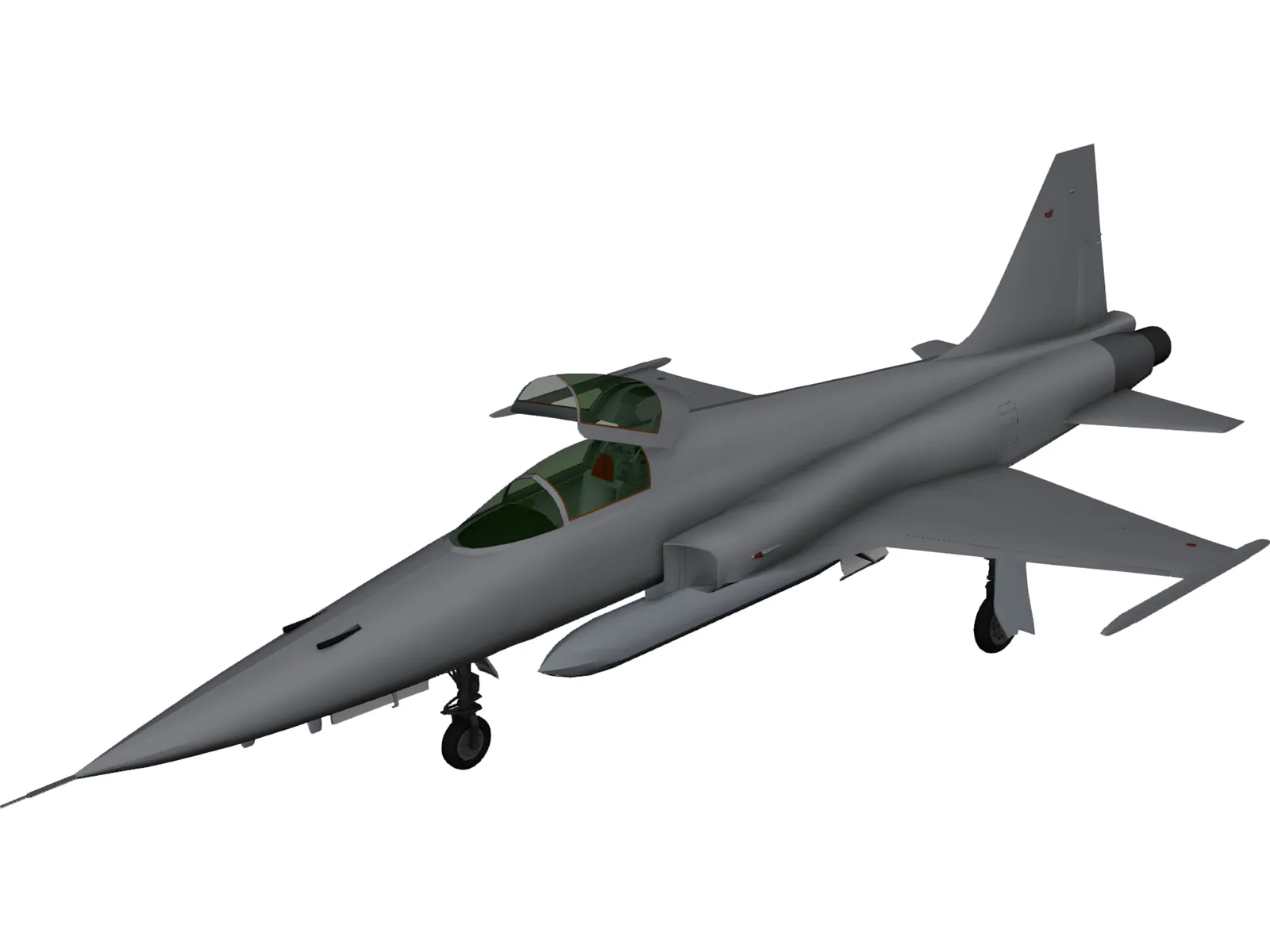 Northrop F-5E Tiger 3D Model