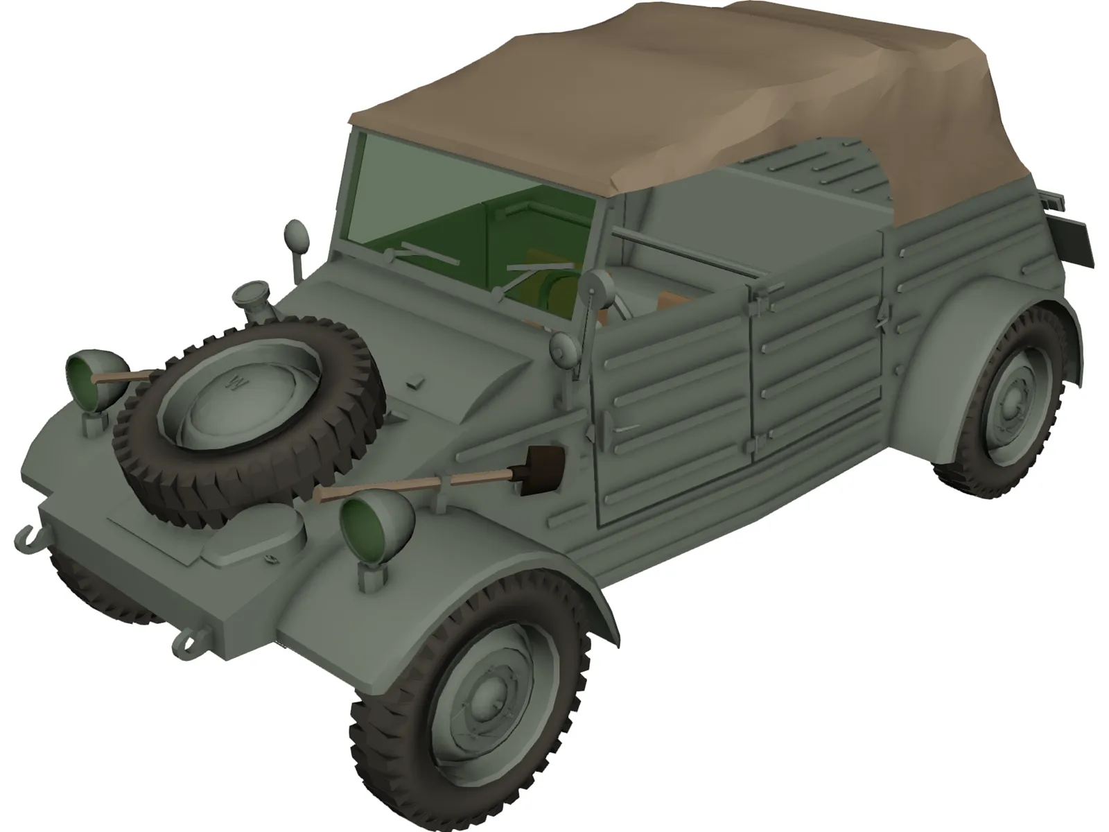 Kubelwagen 3D Model