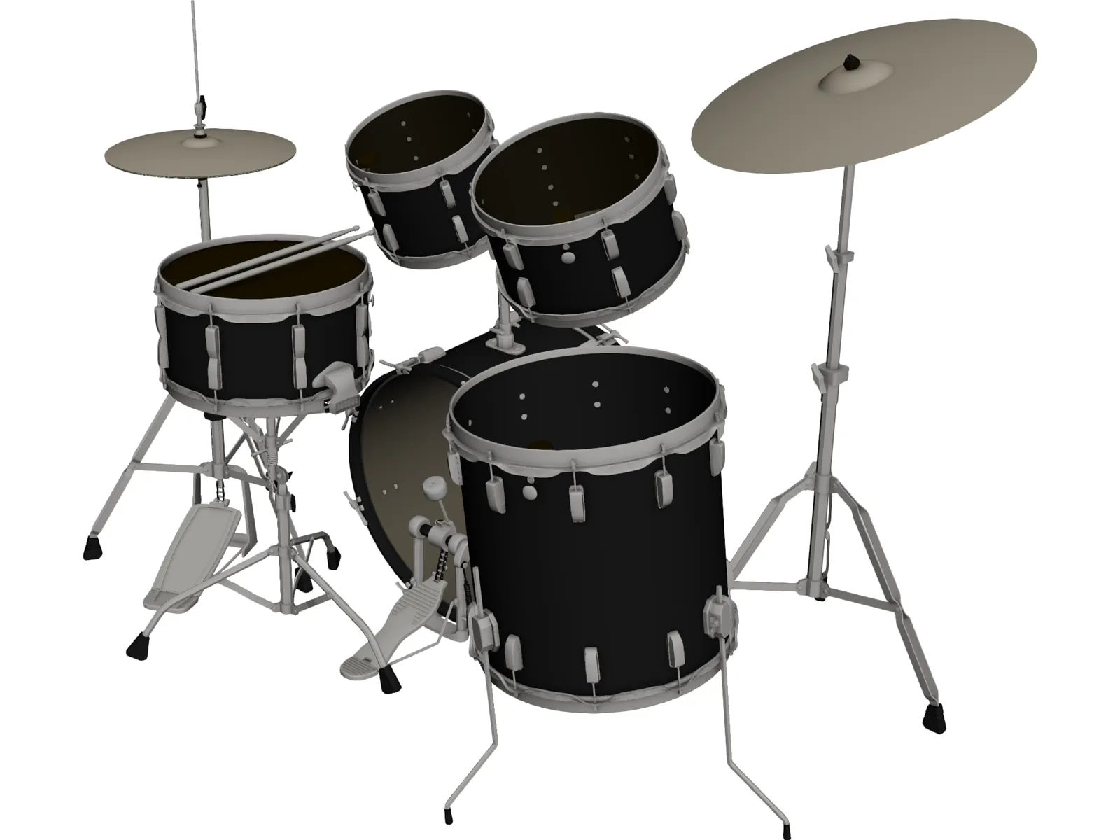 Ludwig Drum 3D Model