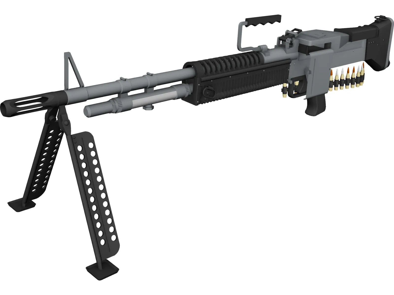 M60 LMG 3D Model