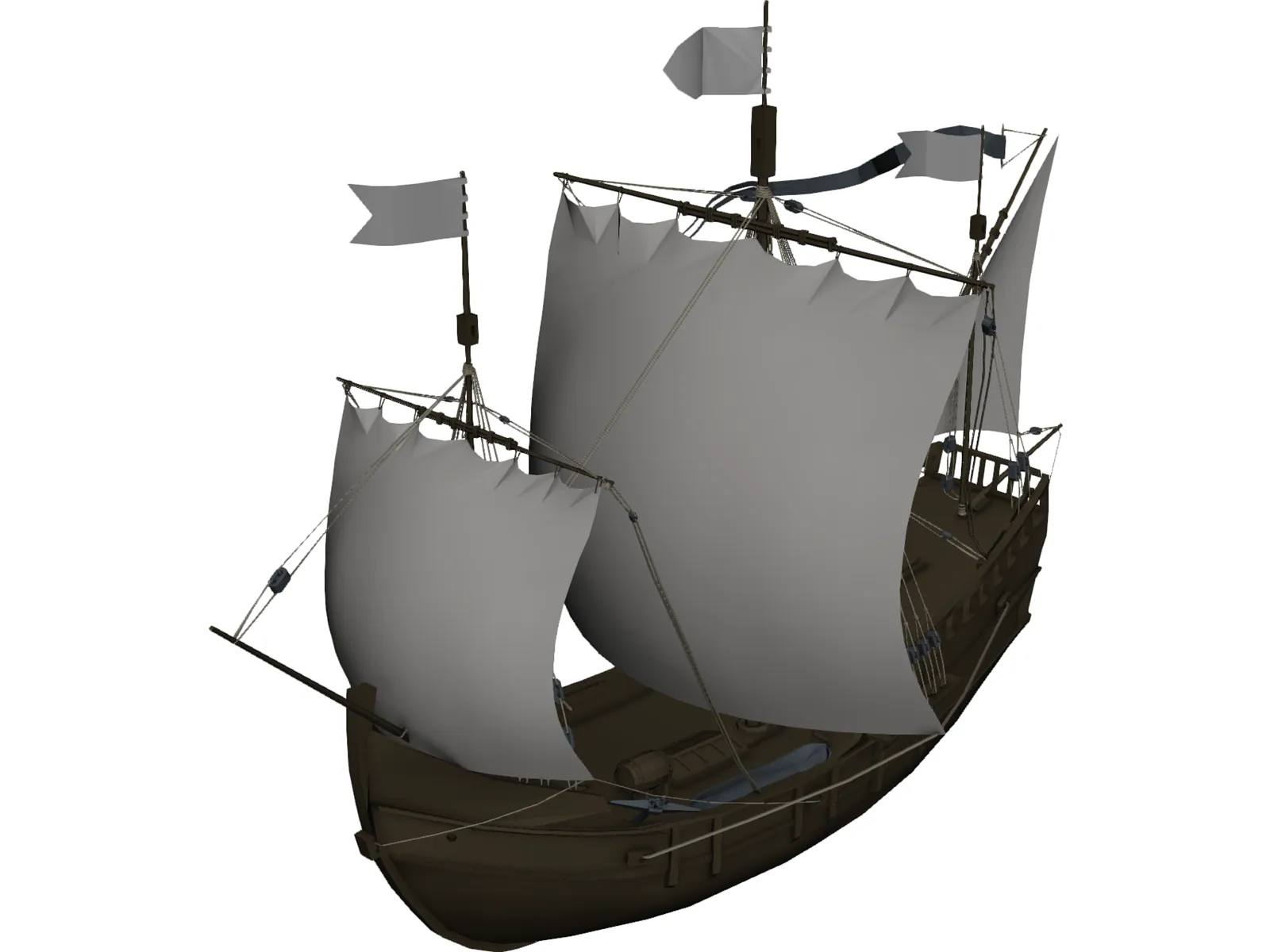 Pinta S.XV 3D Model