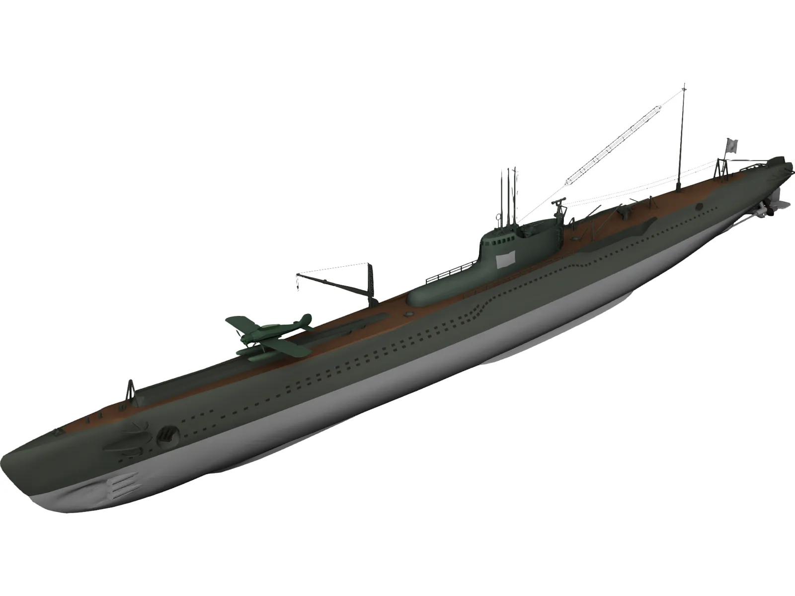 Submarine First Class 3D Model