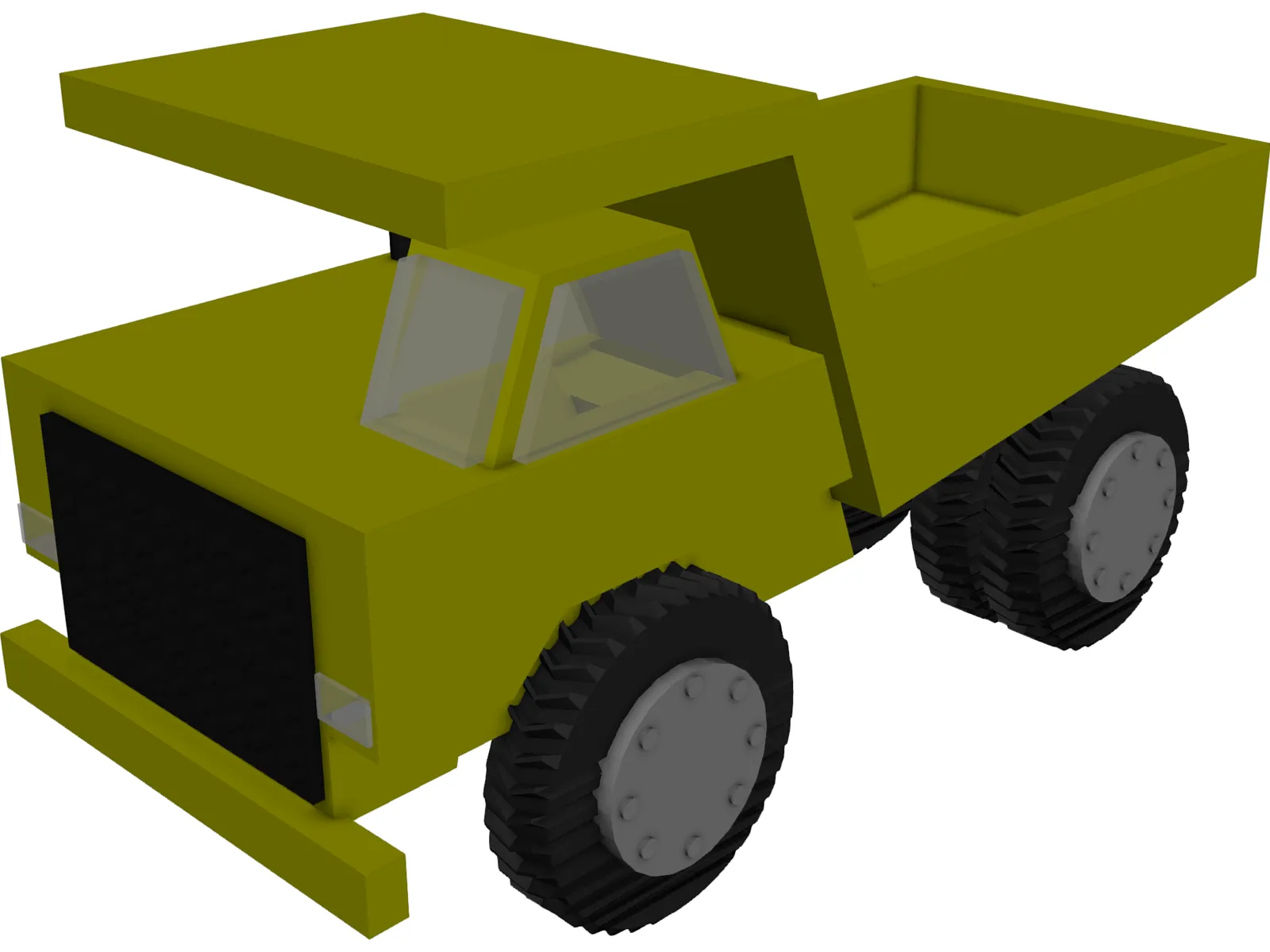 Mining Dump Truck 3D Model