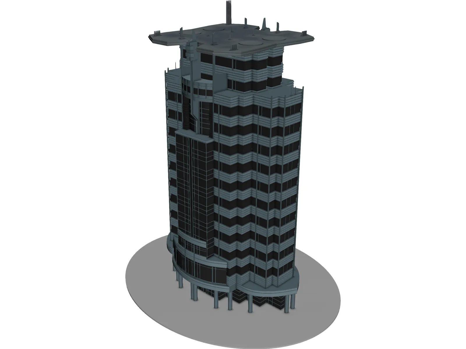 Small Tower 3D Model