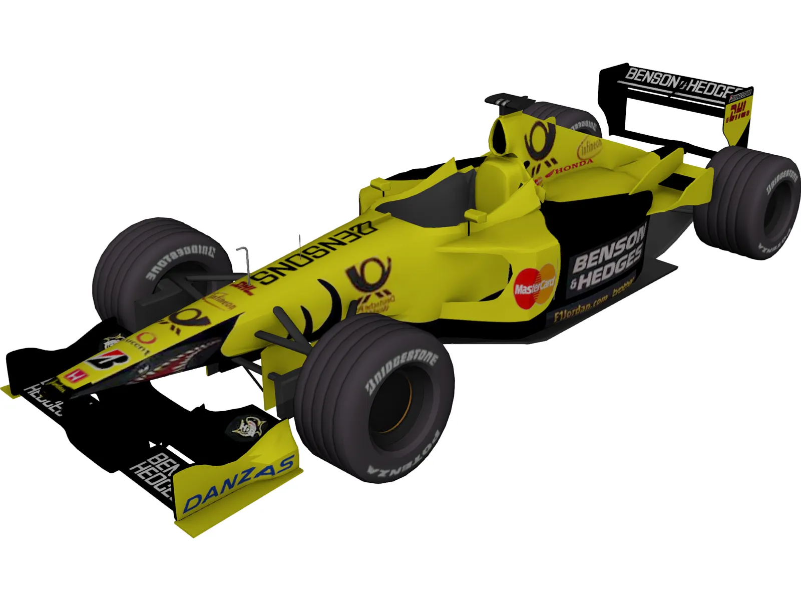 F1 Jordan 2001 3D Model