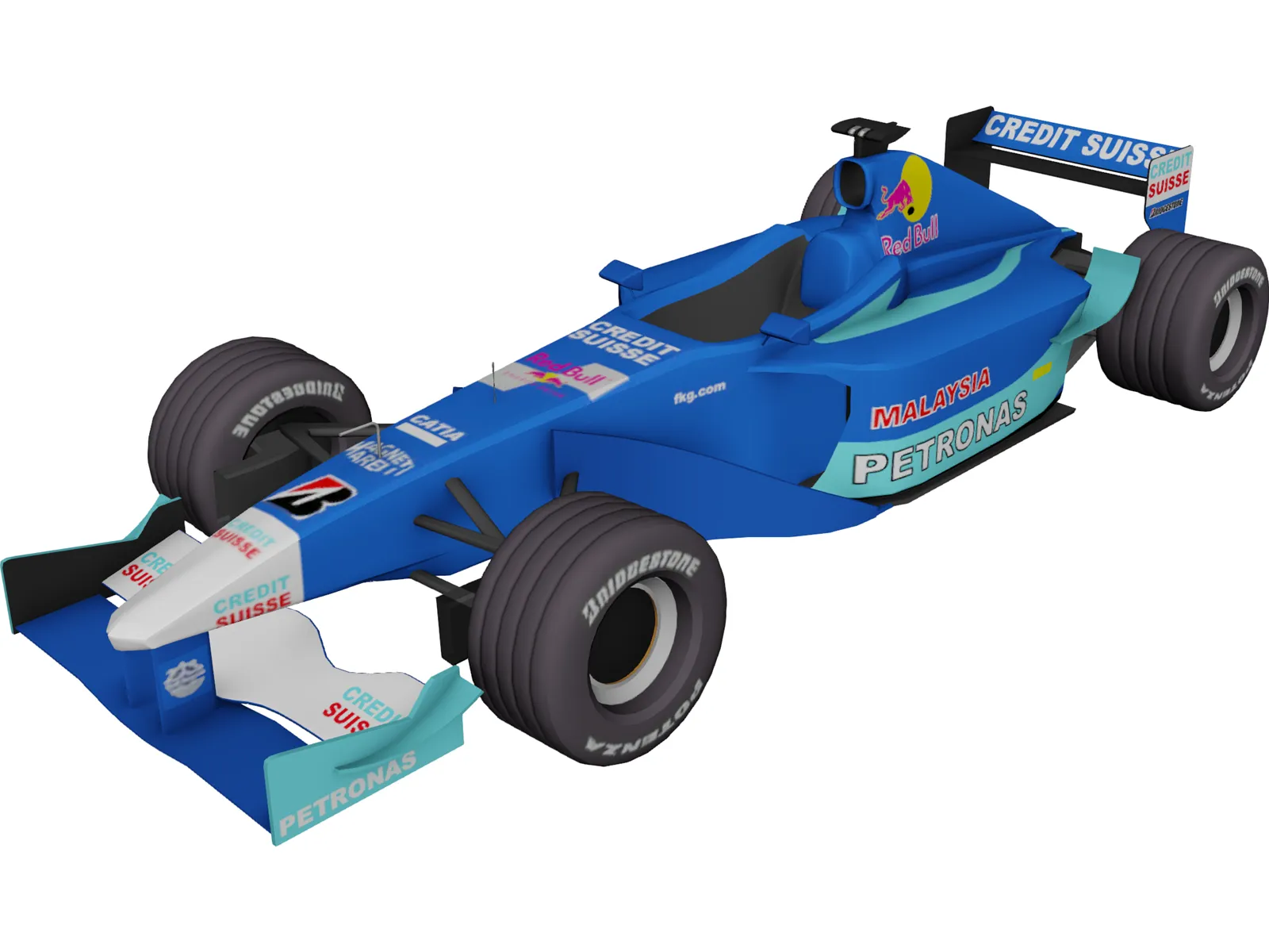 F1 Sauber 2001 3D Model