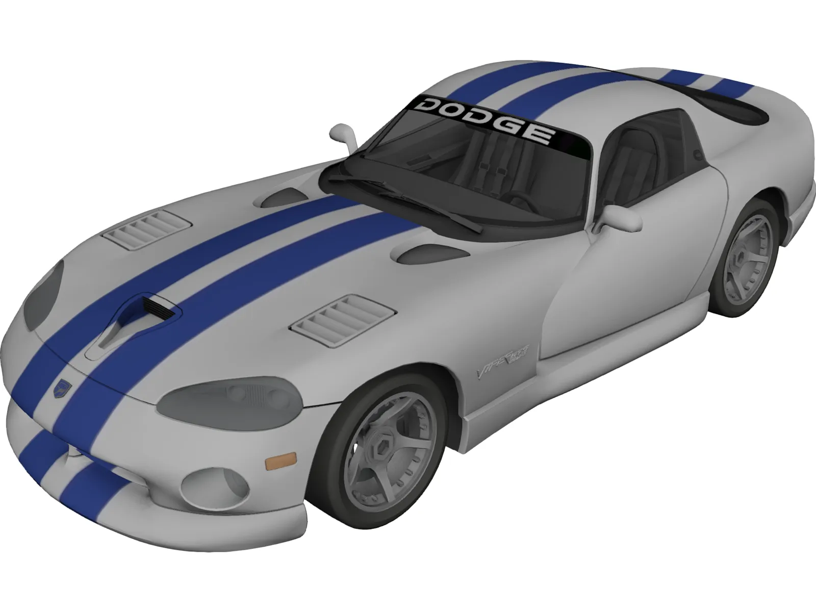 Dodge Viper GTS 3D Model