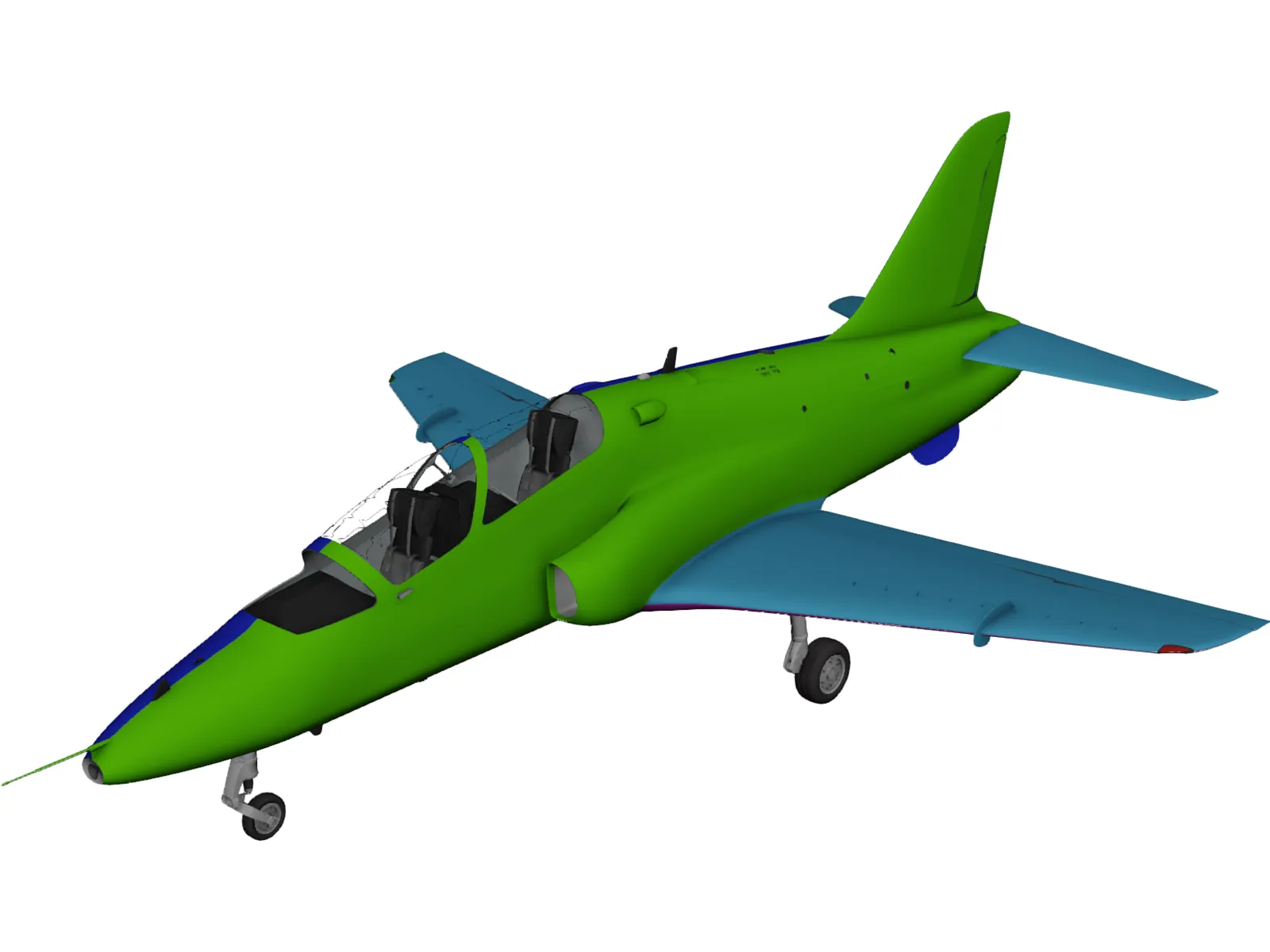 BAE Hawk T1A 3D Model