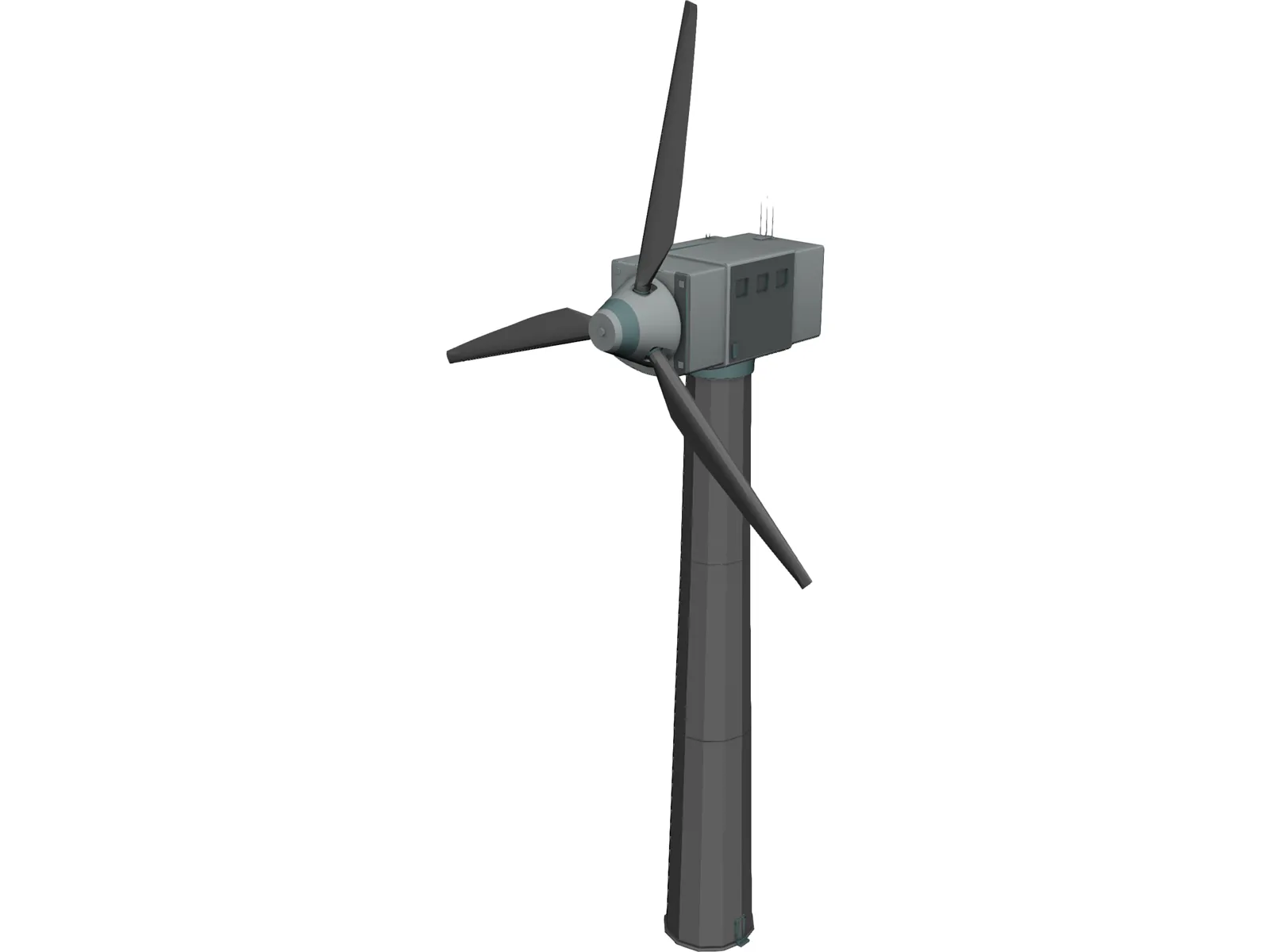 Wind Turbine 3D Model