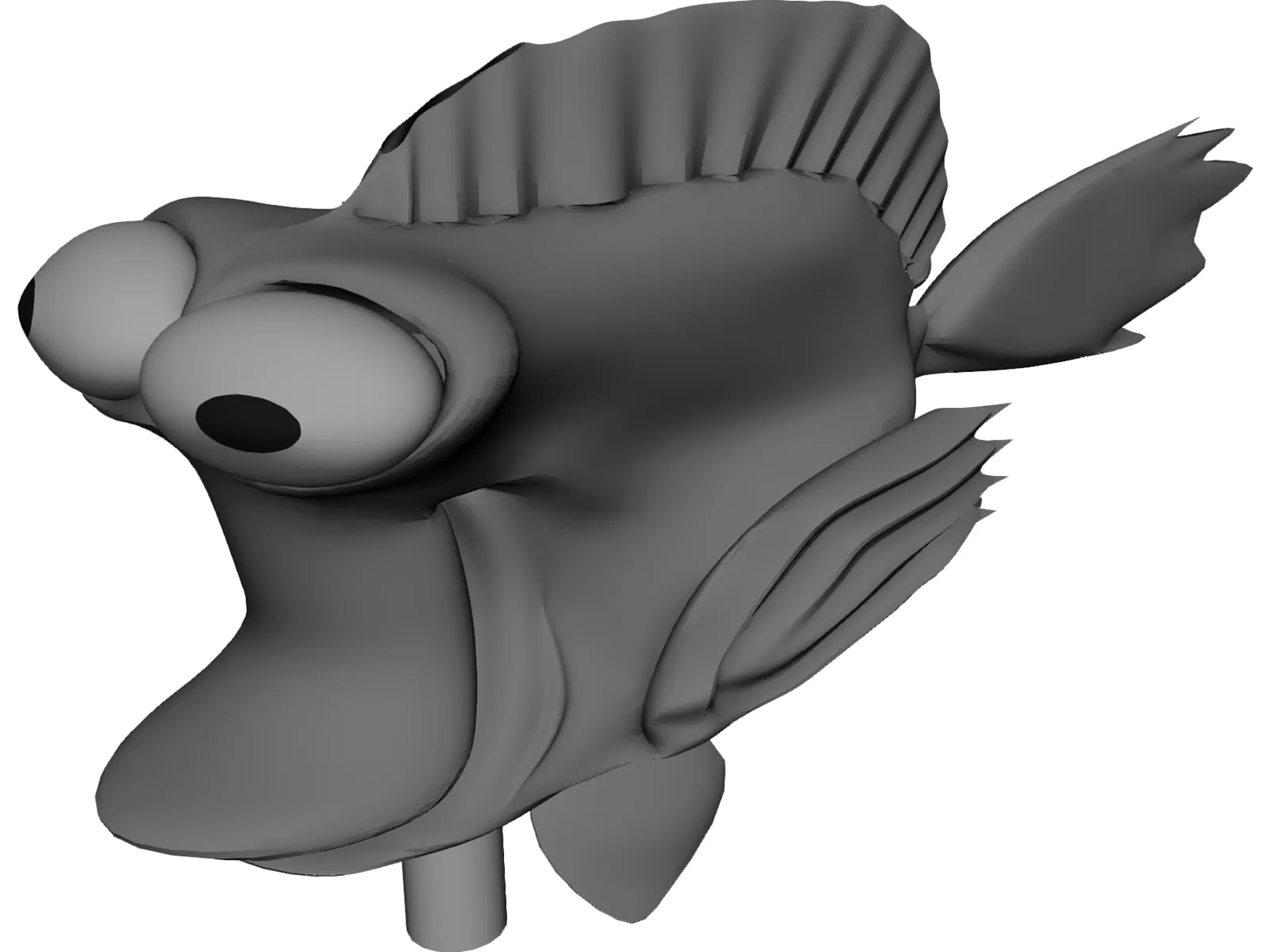 Nemo Cartoon 3D Model