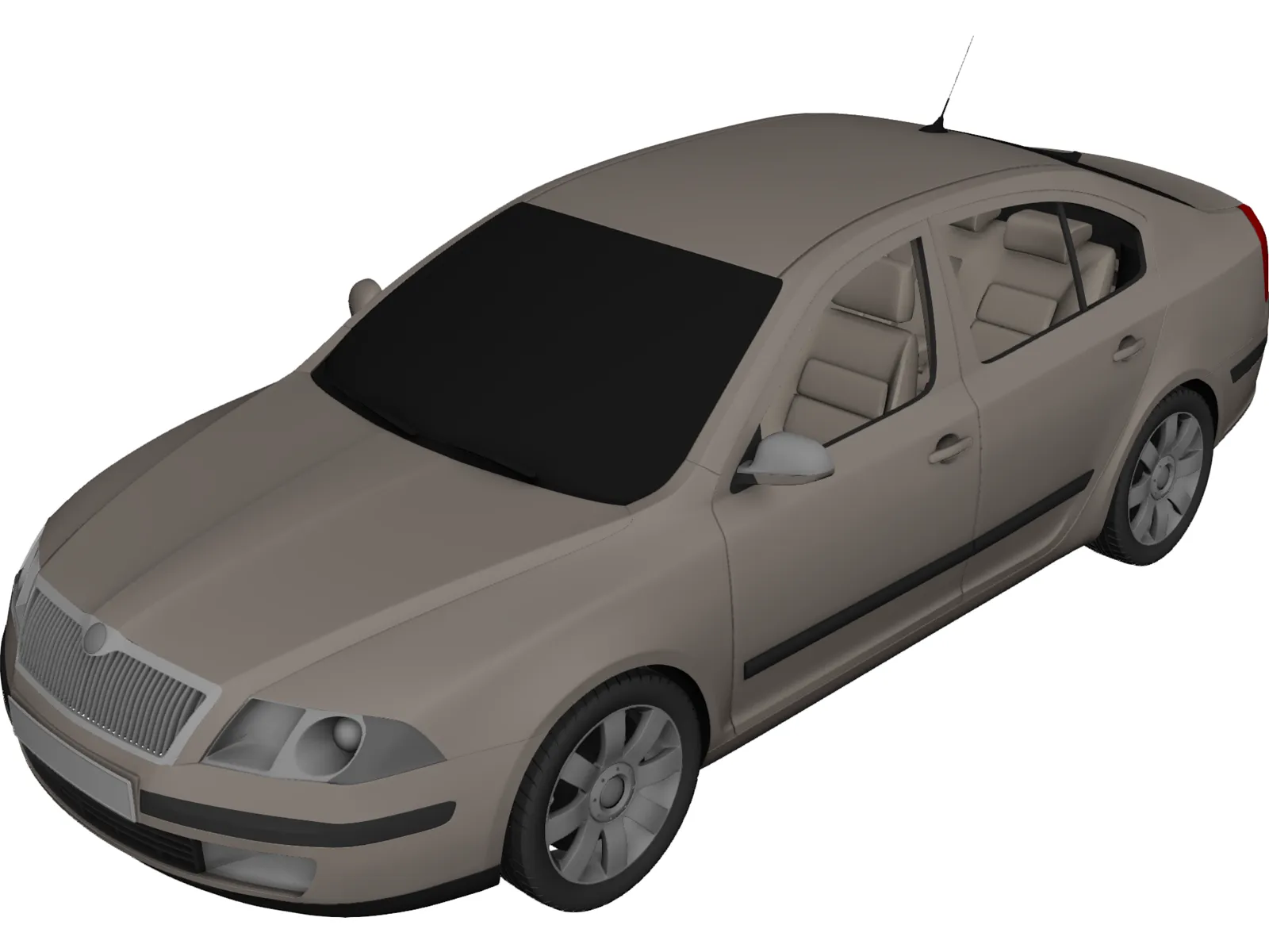 Skoda Octavia (2005) 3D Model