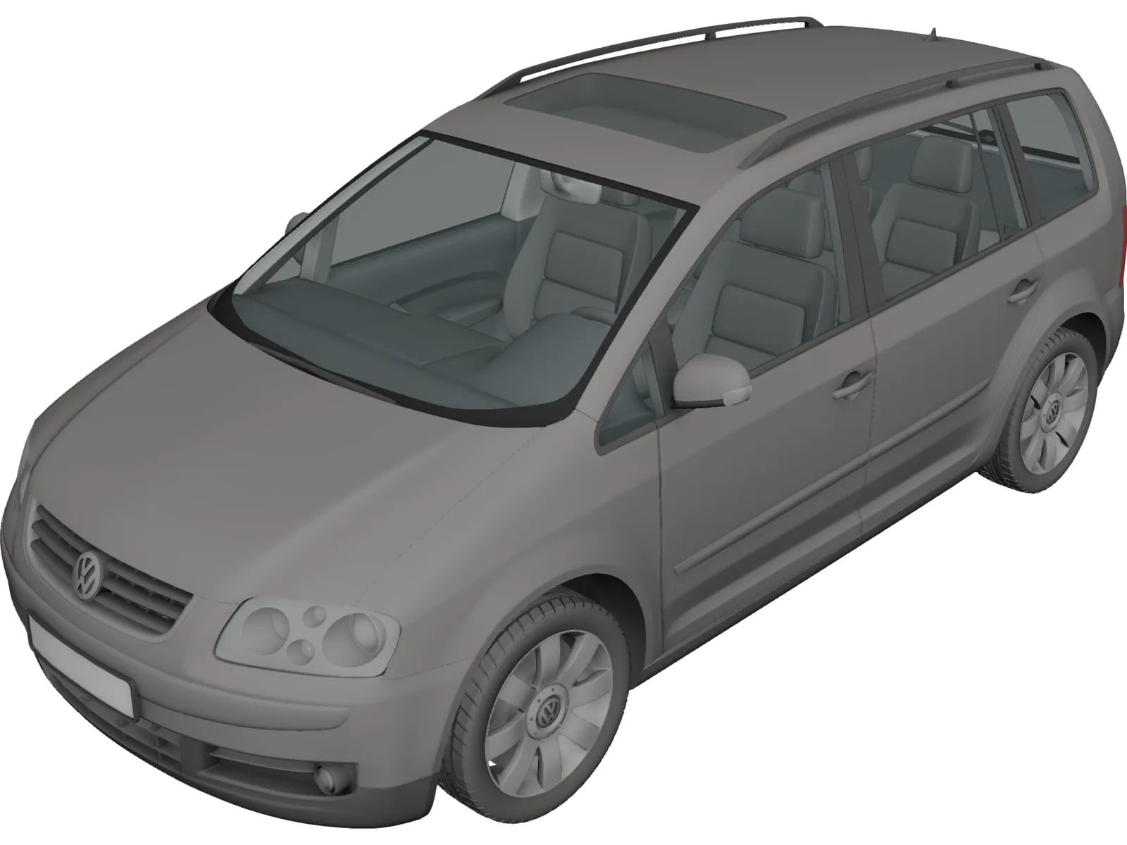 Volkswagen Touran (2003) 3D Model