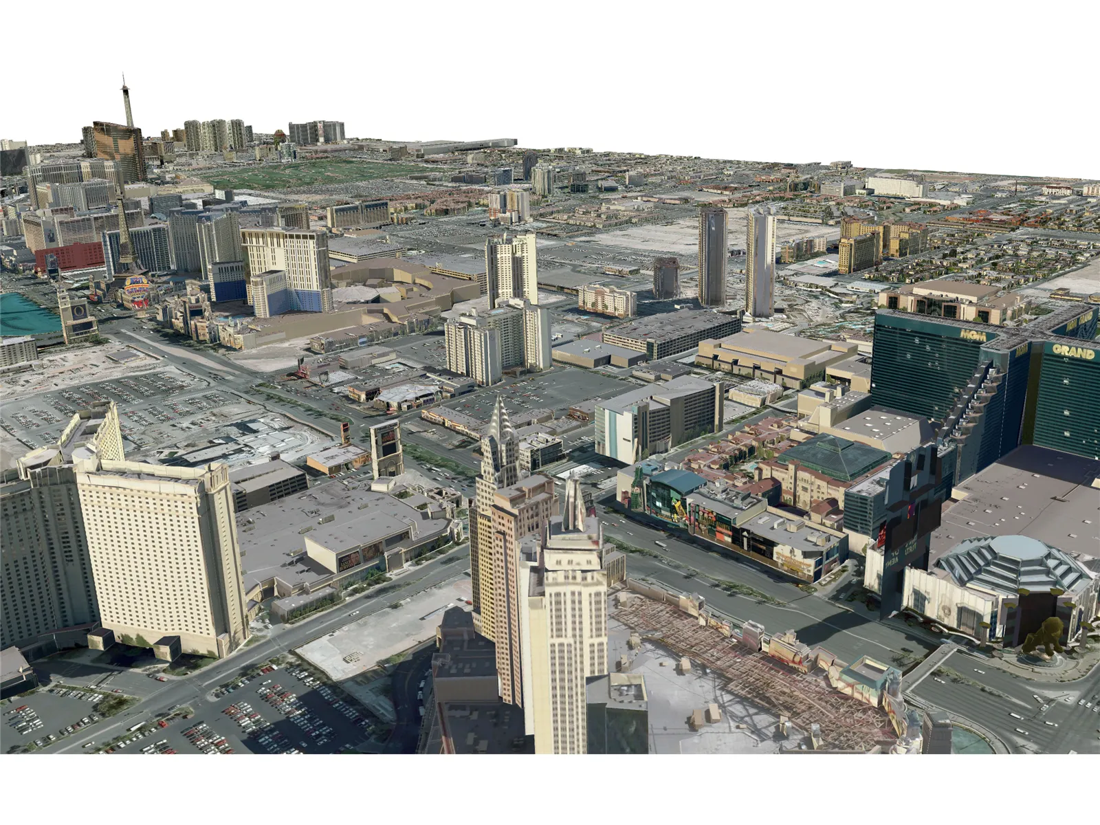 Las Vegas City 3D Model - 3DCADBrowser