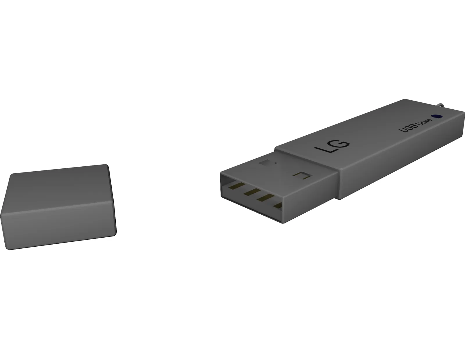 LG USB Drive 3D Model