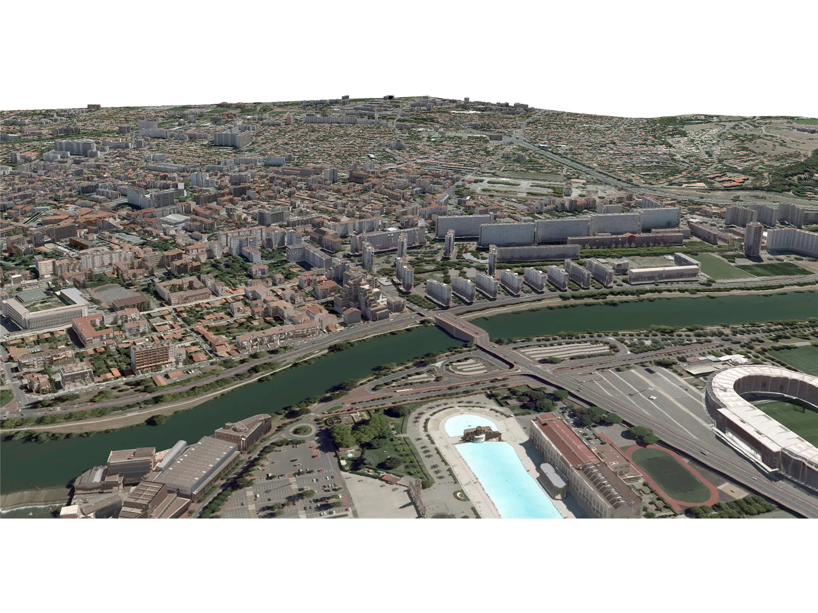 Toulouse City (France) [Part 4/4] 3D Model