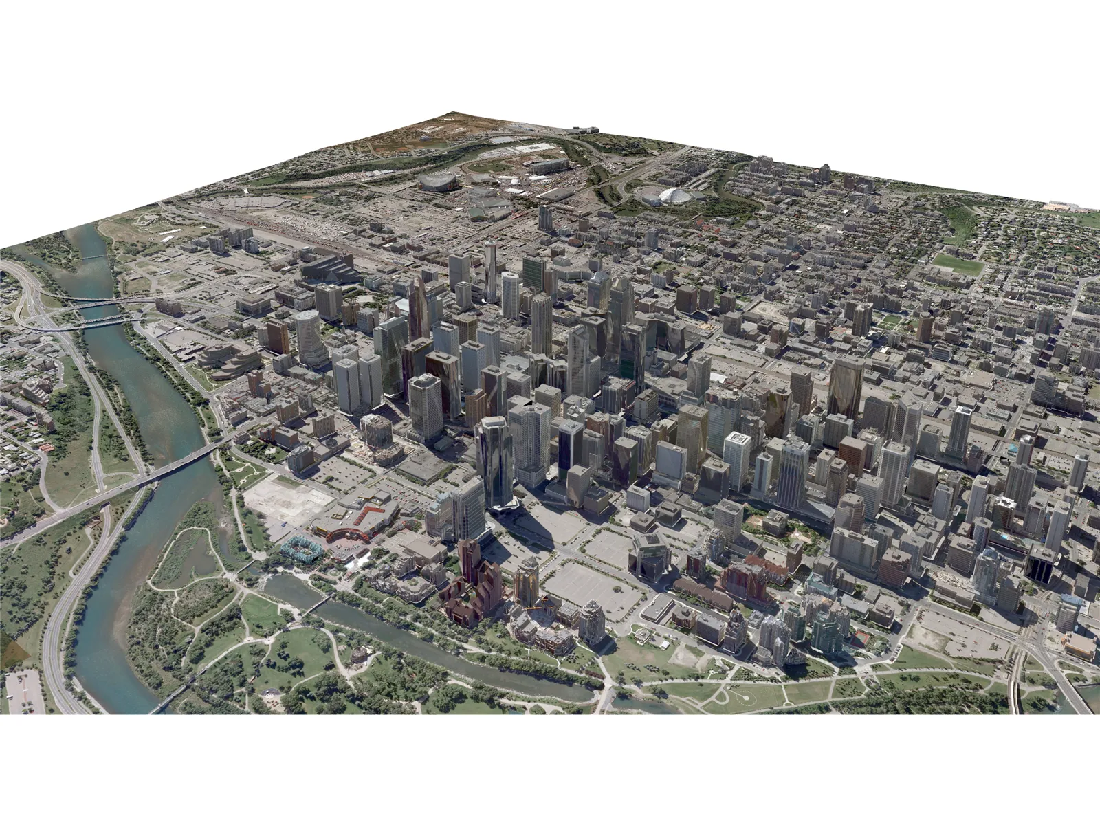 Calgary City 3D Model