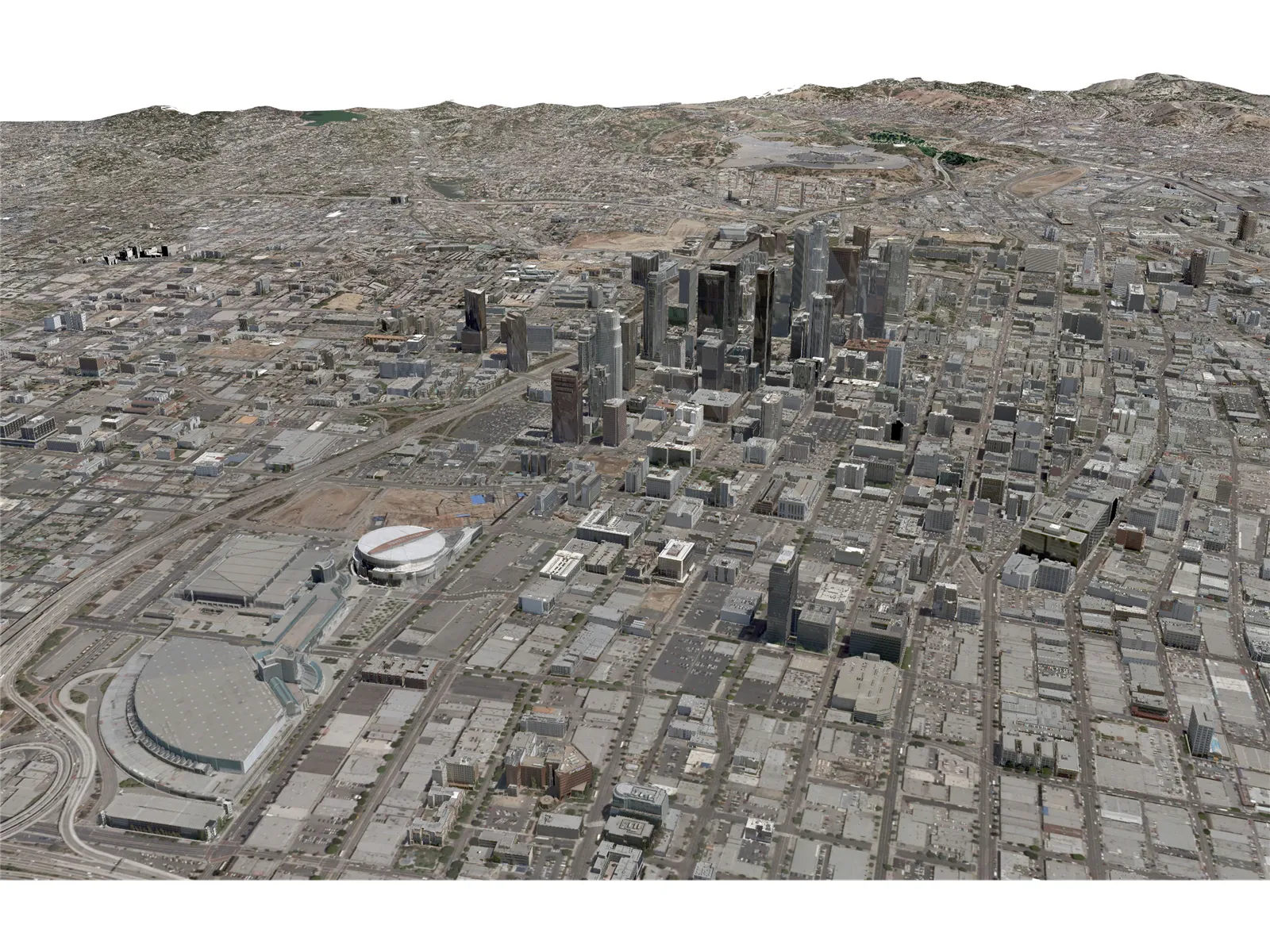 Los Angeles City 3D Model